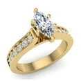 thumbnail image 1 of 1.10 CT TW G SI Natural Marquise Diamond Engagement Ring 14K Gold, 1 of 5