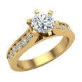 thumbnail image 1 of 1.10 CT TW G VS Natural Diamond Engagement Ring 14K Gold, 1 of 6
