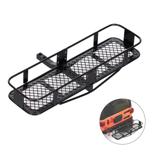 1/10 Car Back Hitch Cargo Carrier Luggage Basket Capacity Basket Trailer Compatible with Redcat Tamiya Hpi Axial Car