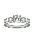 thumbnail image 1 of 1.10 Ct Sparkle Round Cut Solitaire Genuine Diamond (F-G/VS1) Engagement Ring for Girls in 18K White Gold Size 9.5 by Diamond-Capitals, 1 of 8