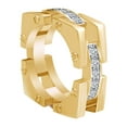 thumbnail image 1 of AFFY 1.10 Carat (Cttw) Round Shape White Natural Diamond Men's Wedding Band Ring in 14K Solid Yellow Gold, 1 of 1