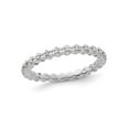 thumbnail image 1 of 1/10 Carat (Ctw) Diamond Accent Eternity Ring in Sterling Silver, 1 of 5
