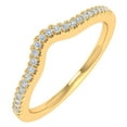 thumbnail image 1 of 1/10 Carat Diamond Wedding Band Ring in 14K Yellow Gold (Ring Size 7.25), 1 of 7