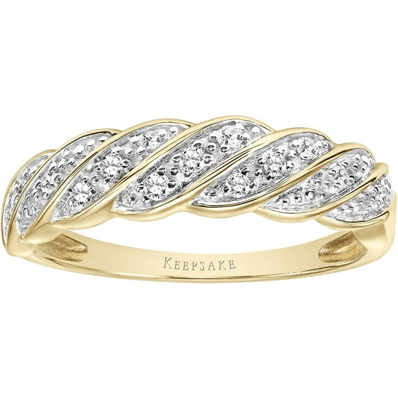 1/10 Carat T.W. Diamond 10kt Yellow Gold "Eternal" Women's Anniversary Band by Keepsake