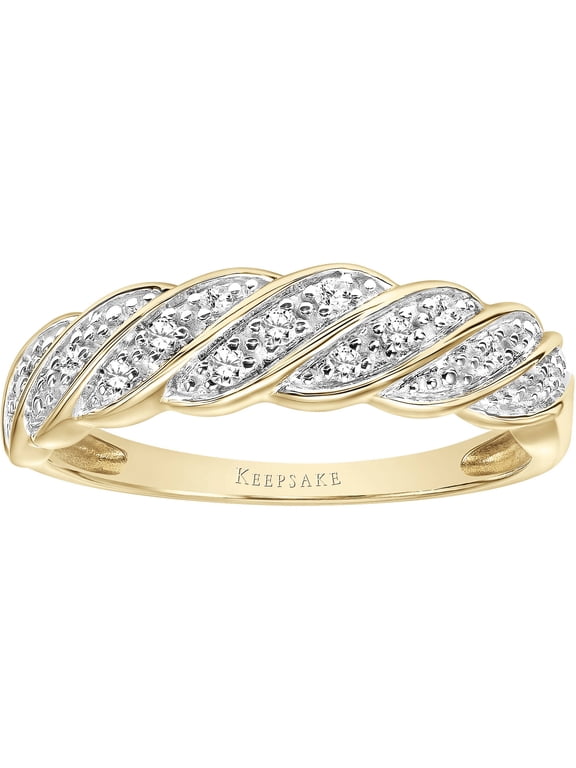 1/10 Carat T.W. Diamond 10kt Yellow Gold "Eternal" Women's Anniversary Band by Keepsake