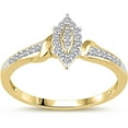 thumbnail image 1 of 1/10 Carat T.W. Diamond 10kt Yellow Gold Marquise-Shape Promise Ring, 1 of 3