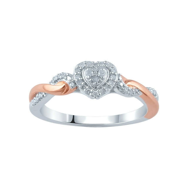 "1/10 Carat T.W. (I3 clarity, IJ color) Hold My Hand Diamond Heart