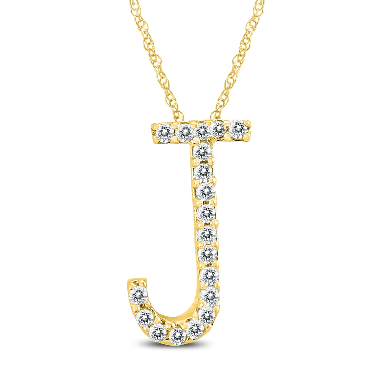 01ct tw Diamond Louisiana State of Mind Necklace in 10K Yellow gold & Sterling  Silver NDFT03962 - Ramsey's Diamond Jewelers