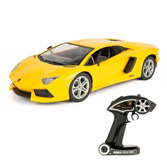 World Tech Toys Lamborghini Aventador 1:10 RTR Electric RC Car, Officially Licensed
