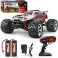 110 Large Remote Control Truck with Lights, Fast Short Course RC Car, 48 km/h 4x4 OffRoad