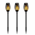 110 PCS Solar Torch Flame Dancing Light LED Flickering Flame Lamp