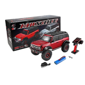1/10 RC 4WD Off-Road Truck 2.4G LED Metal RTR High Torque Red