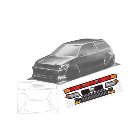 1/10 RC Car Body Car Body Shell Cover Durable Body Shell, Wheelbase 210mm, Finished Body Shell for 1/10 RC Vehicles Model Modification Parts