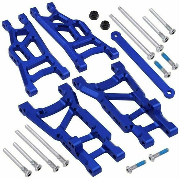 1/10 RC Car Front&Rear Suspension A-Arms Set Tie Bar Anodized For Traxxas Slash 2WD
