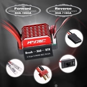 1/10 RC Car Rc 60A ESC Remote Control Car ESC Brushed Electric Speed Controller 6V/2A BEC Replacement for 1/10 -4 -6 D90 HSP RC 4WD Axial SCX10 HPI DIY Car