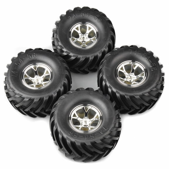 1/10 Rc Monster Truck Wheels Tires Set 130mm for Traxxas Stampede Grave Digger