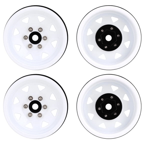 1:10 Remote Car Wheel Rims 4PCS Wheel Hubs Model Crawler Vehicle Part for SCX10