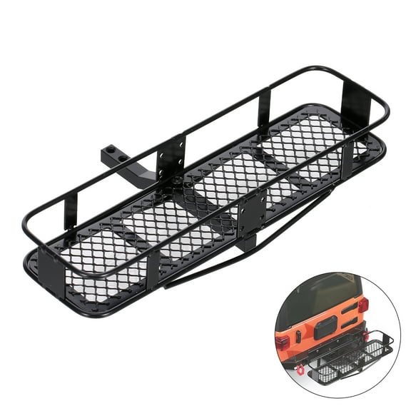 1/10 Remote Control Car Back Hitch Cargo Carrier Luggage Basket Capacity Basket Trailer Replacement for TRX Hsp Redcat Hpi Rc4wd Axial Car