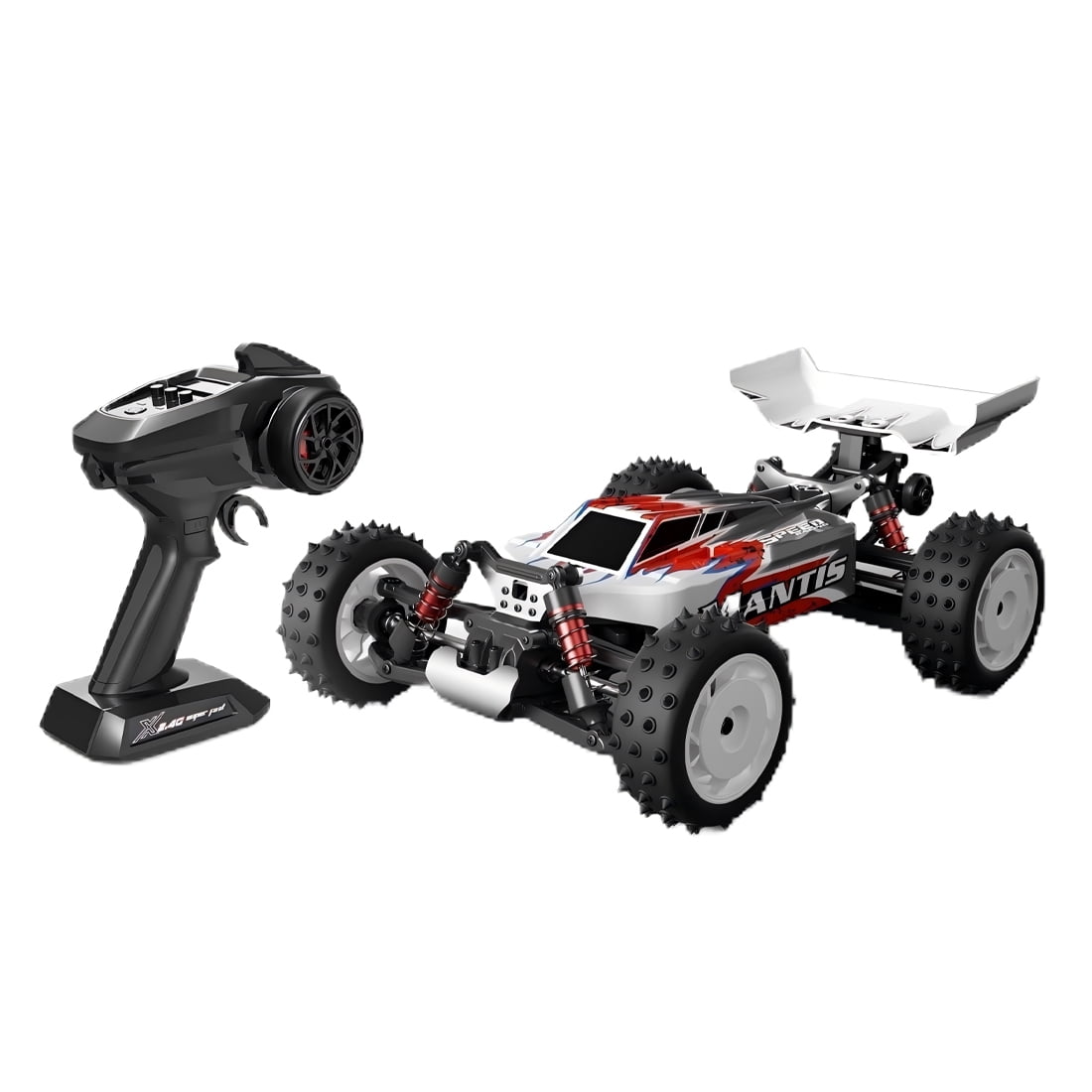 1:10 Scale 4WD RC Off-Road Truck 50KM/H High Speed, 2.4G Remote Control Car with 3 Batteries, Professional Suspension System, All-Terrain Electric Vehicle for Teens & Adults