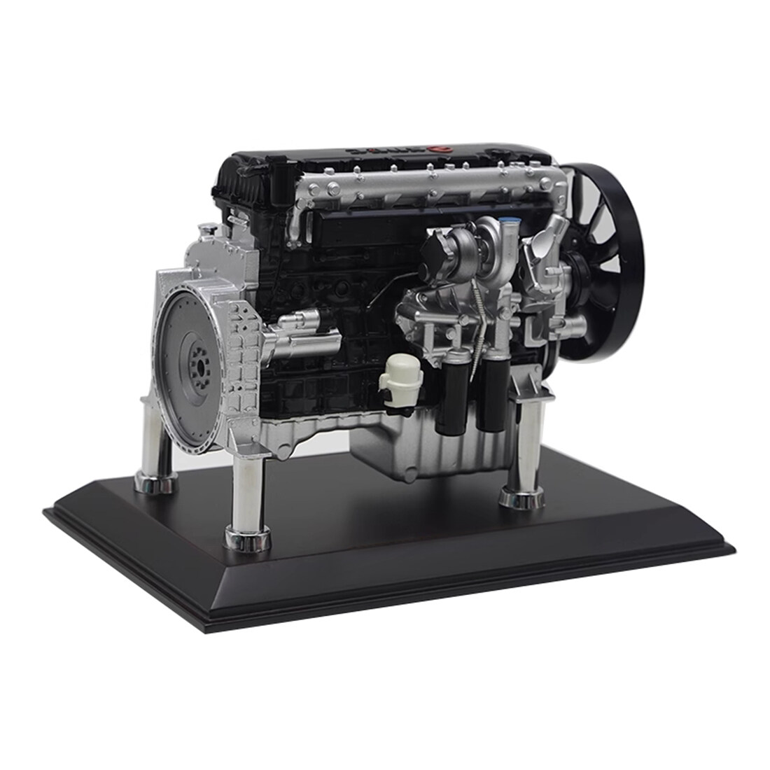 1/10 Scale Alloy Internal Combustion Engine Model Static Display Replica for Car Enthusiasts Collectors and Home Office Decoration