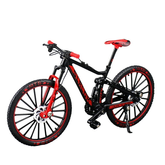 1:10 Scale Alloy Racing Bike Model Detailed Downhill Mountain Bicycle Replica Collectible Miniature Vehicle Desktop Display Decoration