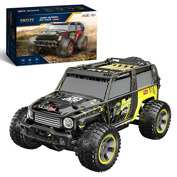 1/10 Scale Brushless High-Speed RC Car, 2.4G 4WD 65KM/H Off-Road Remote Control Climbing Car with Waterproof ESC, RTR Version for Adults