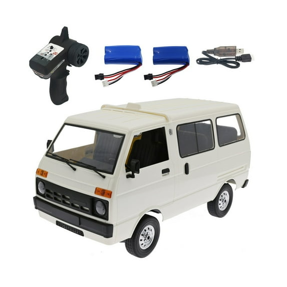1:10 Scale Classic Retro RC Van, 2.4G Proportional Control RWD High-Speed Remote Control Car with LED Lights, Ideal Gift for Adults