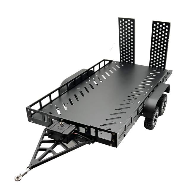 1-10 Scale Full Metal Black Trailer with LED Lights - Walmart.com