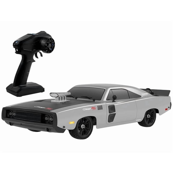 1/10 Scale High-Speed RC Car with 2WD/4WD Switch & Brushless Motor, 70+ KM/H RC Drift Car with LED Lights & Gyro Stabilization, RC Racing Toy for Adults