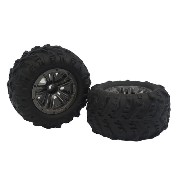 1/10 Scale Rc Accessories Heavy Duty Wheels for Truck Remote Car Compatible with Rc Crawler Remote Truck for Hobby Enthusiasts 2 Pack
