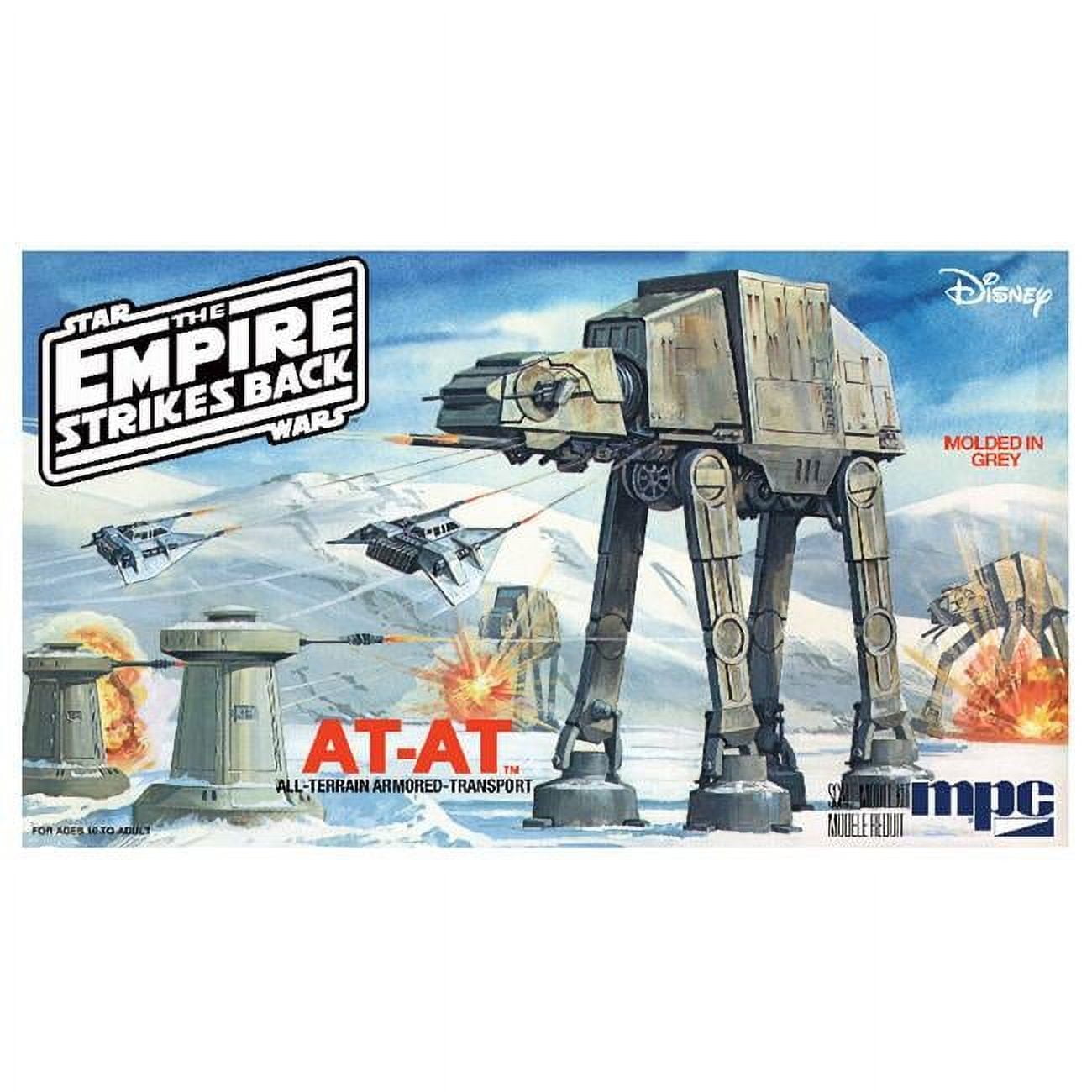 Star Wars AT-AT 1/100 Scale Gray Plastic Model Kit