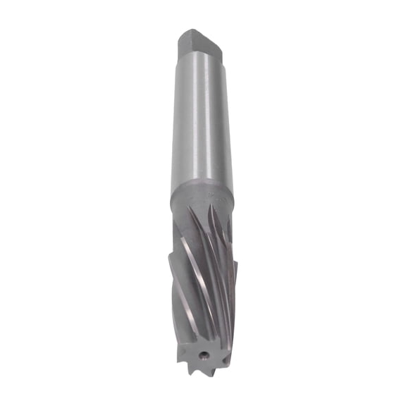 1:10 Taper Shank Reamer, HSS Spiral, 0.8-1.0 in Shank, 2.2 in Cutting Length steel