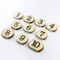 thumbnail image 1 of 1-10 Wooden Table Number Rustic Party Wedding Decoration Number Block Decor R5Z7, 1 of 6