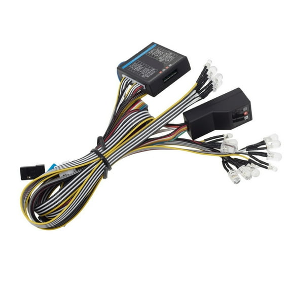 1/10 and 1/8 Scale Model Car 14 Light Simulation Set Portable Accessory for Enhances Display and Competition Use