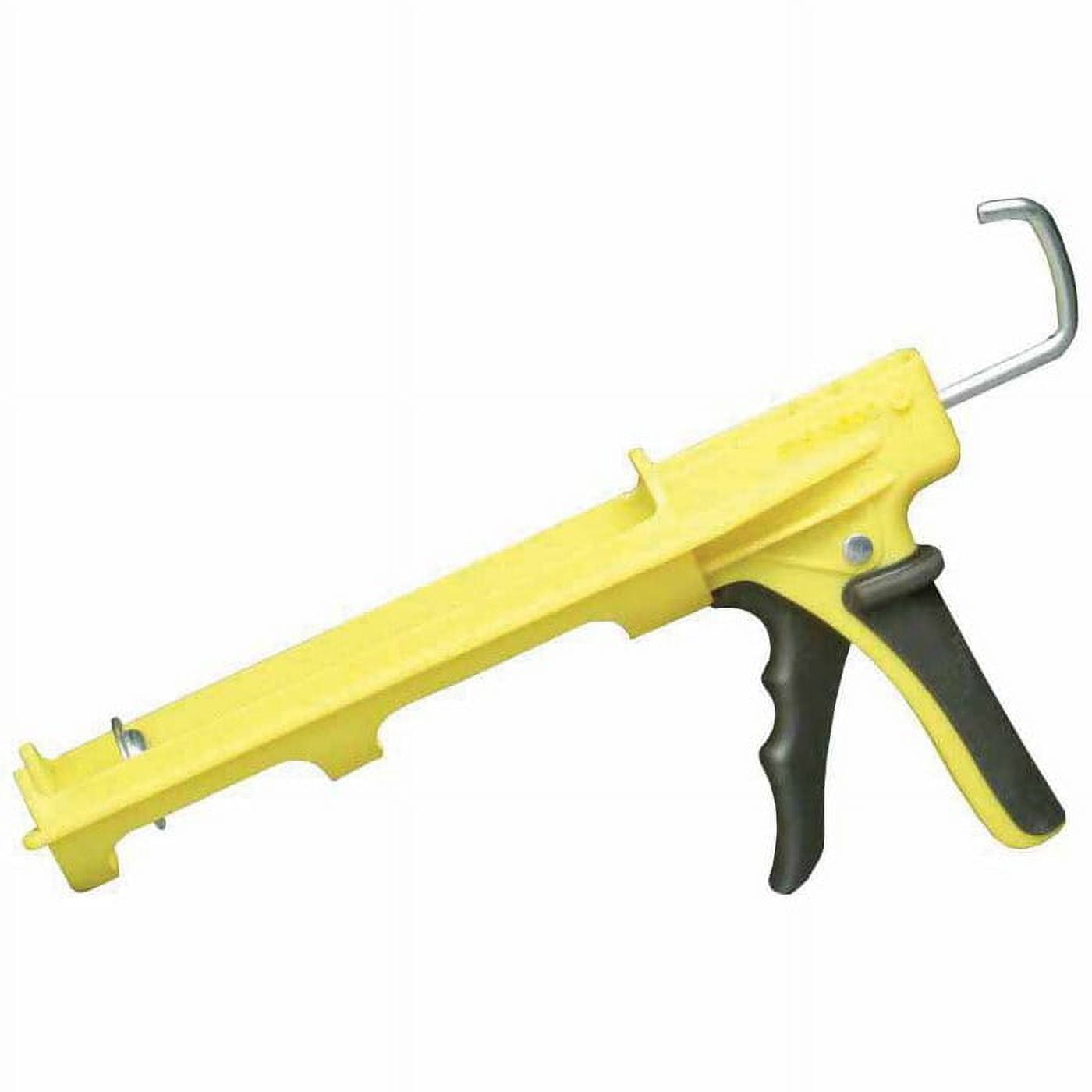 Dripless Caulk Gun, Industrial Grade 10 Oz With 18:1 Thrust Ratio - Includes Cutter & Puncture Tool