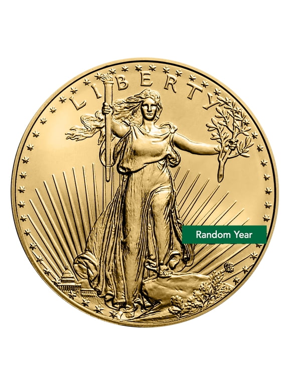 1/10 oz American Gold Eagle Coin BU - Random Year