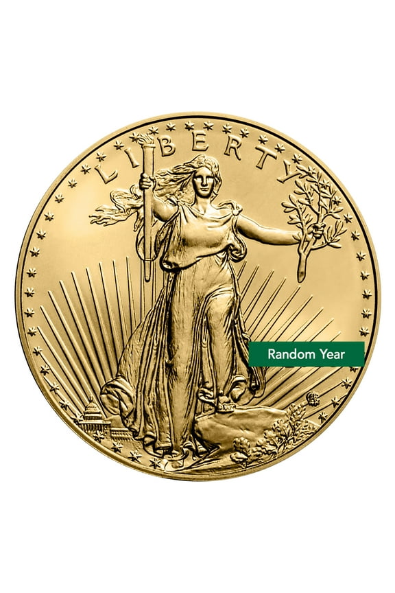 1/10 oz American Gold Eagle Coin BU - Random Year