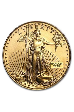 1/10 oz American Gold Eagle Coin BU (Random Year)