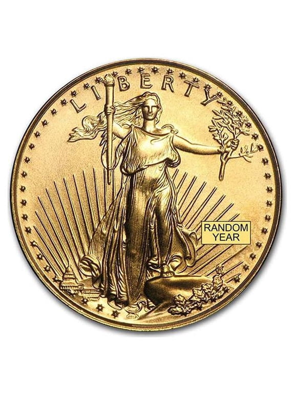 1/10 oz American Gold Eagle Coin BU (Random Year)