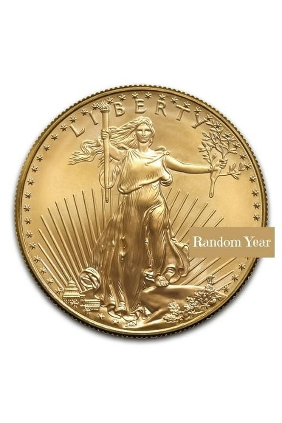 1/10 oz Gold American Eagle Coin(Random Year)