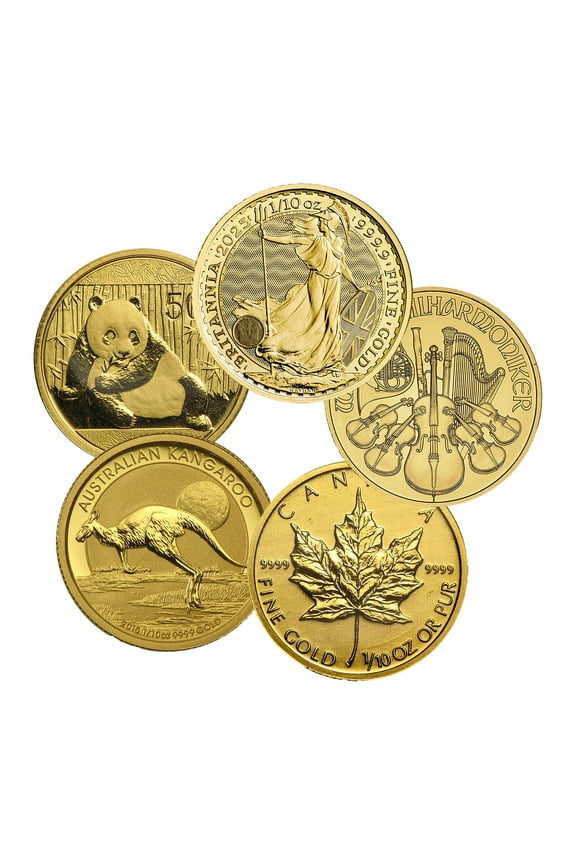 1/10 oz Gold Coin - Random Design