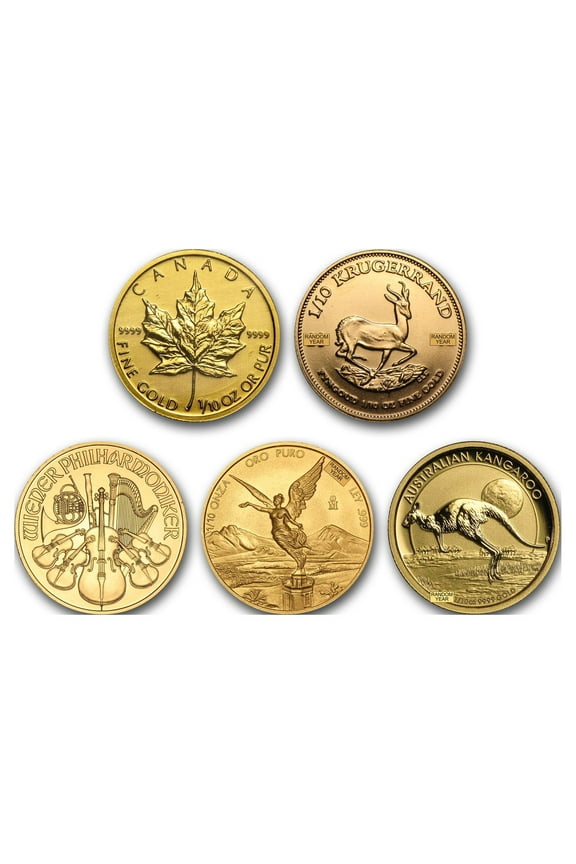 1/10 oz Gold Coin - Random Mint (1 pc. random selection)