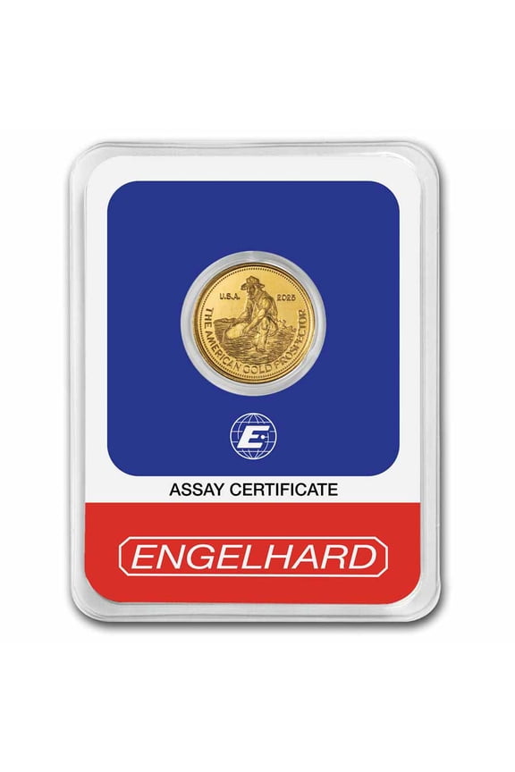 1/10 oz Gold Round - 2025 Revived Engelhard Prospector (in TEP)