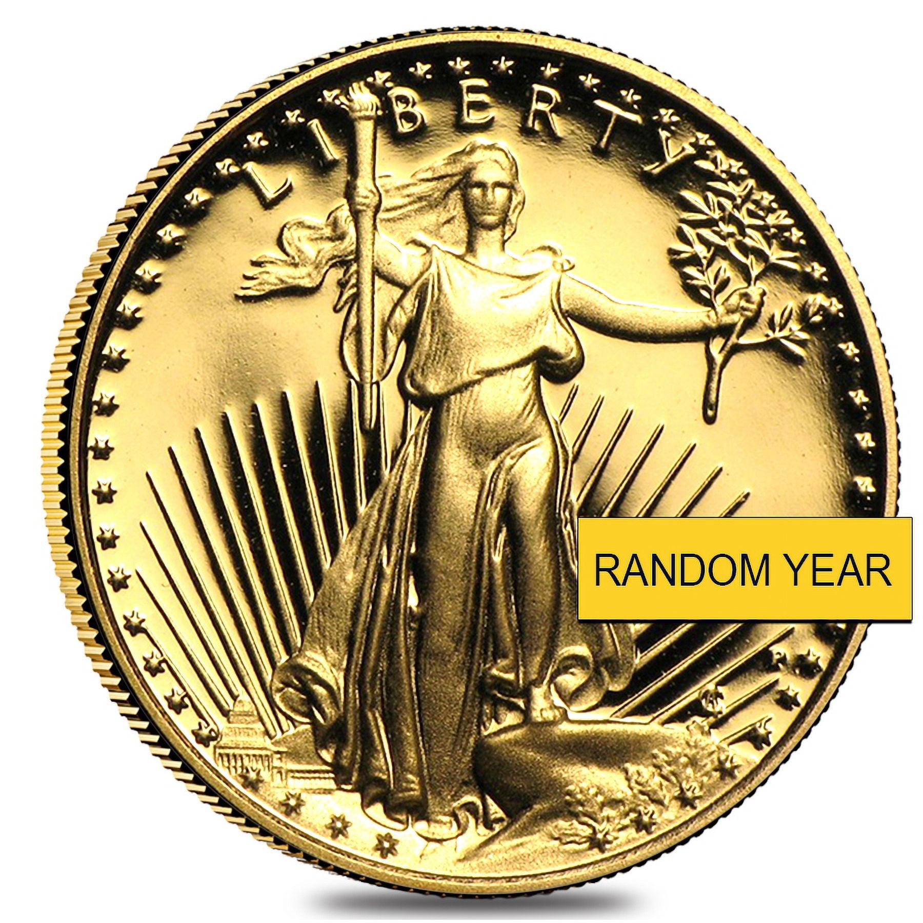 1/10 oz Proof Gold American Eagle in Cap (Random Year)