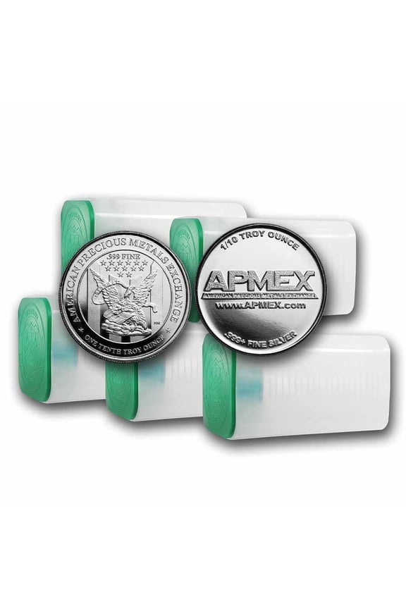 1/10 oz Silver Round - APMEX - Lot of 50 - Walmart