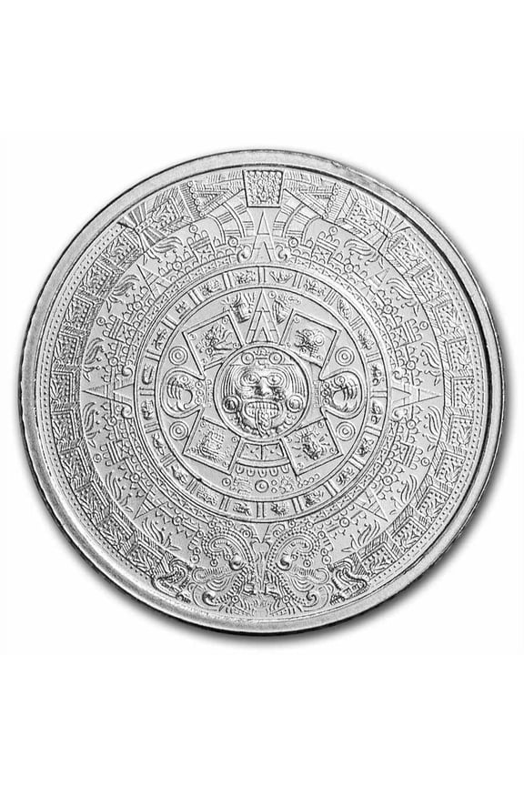 1/10 oz Silver Round - Aztec Calendar