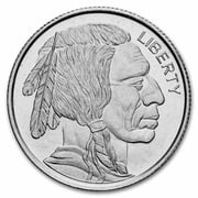 1/10 oz Silver Round - Buffalo/Indian Head