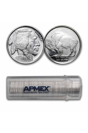 1/10 oz Silver Round - Buffalo - Tube of 50