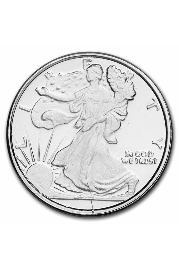 1/10 oz Silver Round - Walking Liberty