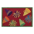thumbnail image 1 of 1'10" x 2'10" Cheer Hooked Indoor Rug, 1 of 2